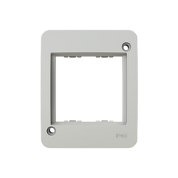 2CSK2240CH ABB - IP40 enclosure, 2 places, 2 modules width Grey - Chiara
