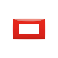 2CSK0405CH ABB - 4 modules frame, fire red 1gang(s) Red Horizontal mounting - Chiara