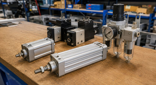 Pneumatic Control Hardware: Sourcing Solenoid Valves, Cylinders, and FRL Units for Industrial Automation Systems