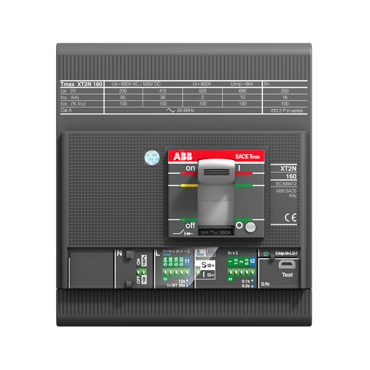 1SDA067890R1 ABB XT2H 160 Ekip LS/I In=10A 4p F F