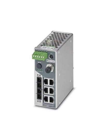 2989556 Phoenix Contact - Industrial Ethernet Switch - FL SWITCH SMN 6TX/2FX SM