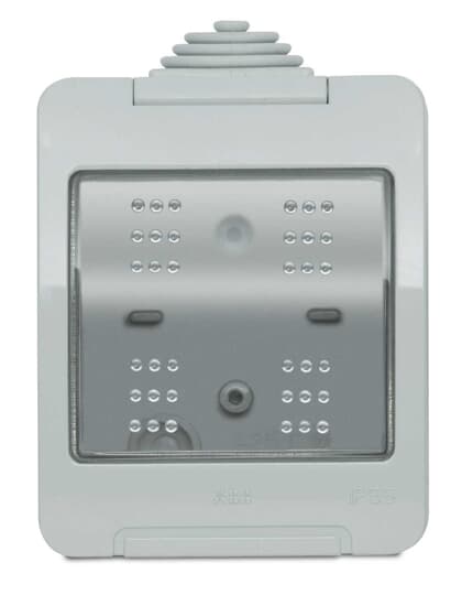 2CSK2355CH ABB - IP55 enclosure, 3 places, 3 modules width Grey - Chiara