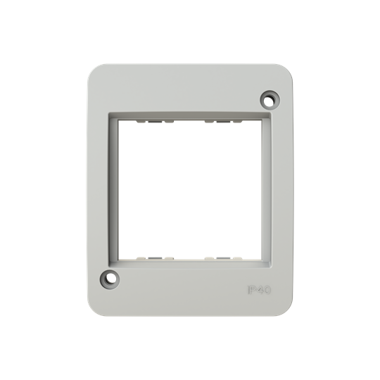 2CSK2240CH ABB - IP40 enclosure, 2 places, 2 modules width Grey - Chiara